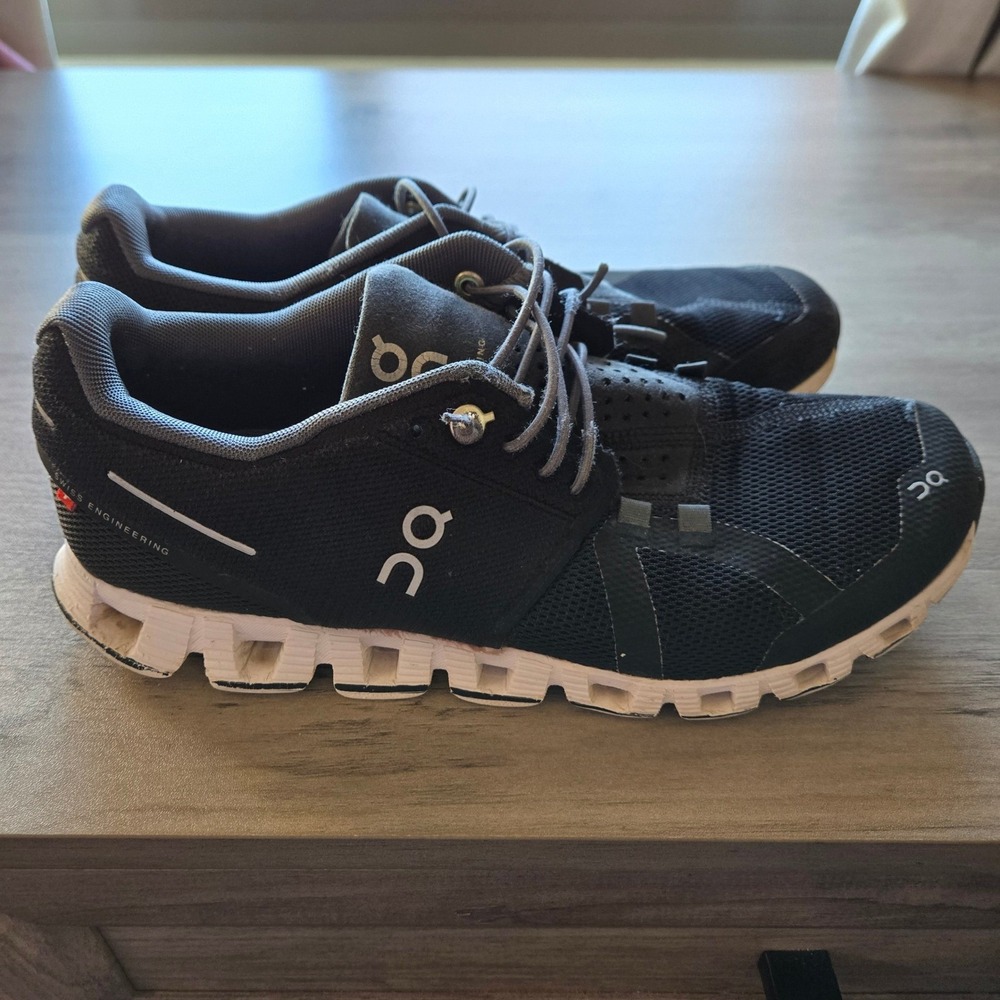 On Cloud Black Women Running Shoes Size‎ 7.5